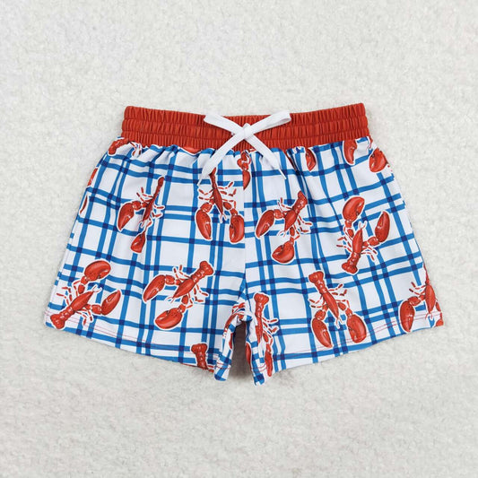 baby boy crawfish print trunk