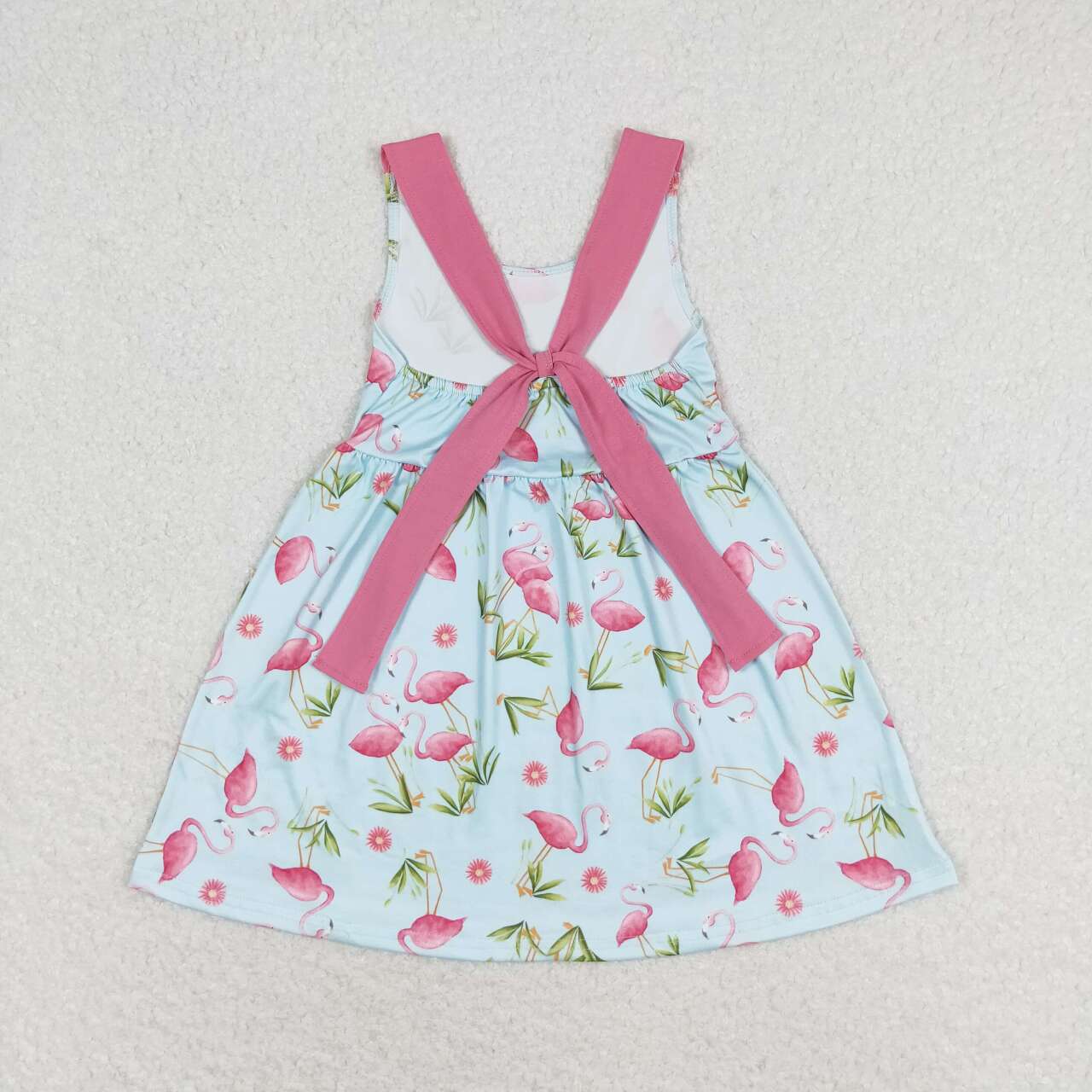 flamingo backless dress kids dresses