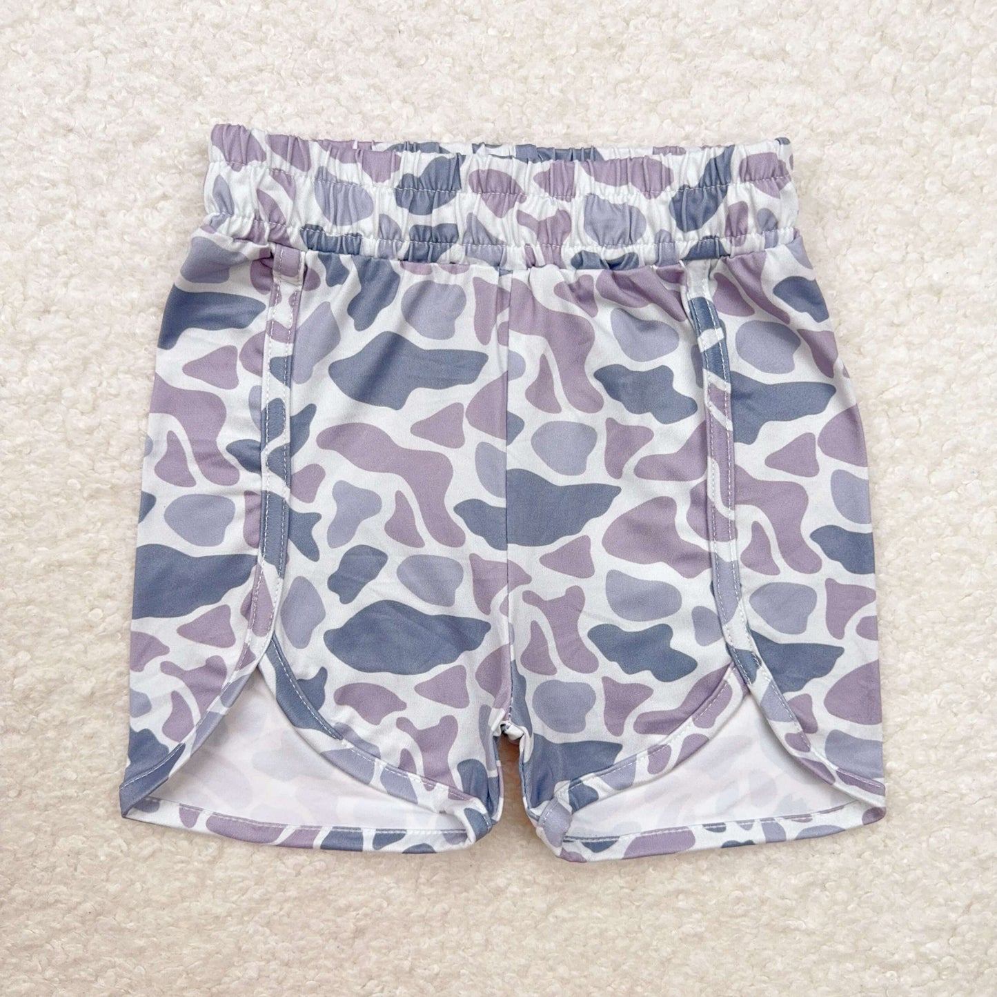mommy and me clothes adult woman gray camo shorts