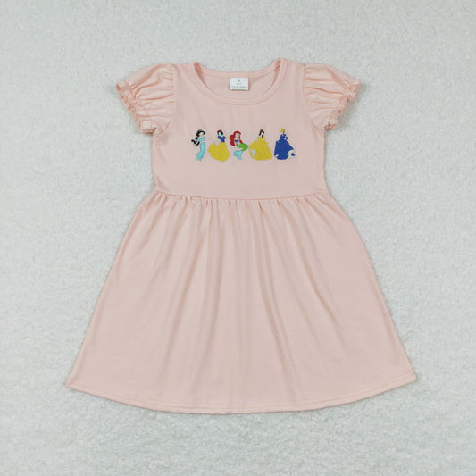 cotton princess embroidery dress