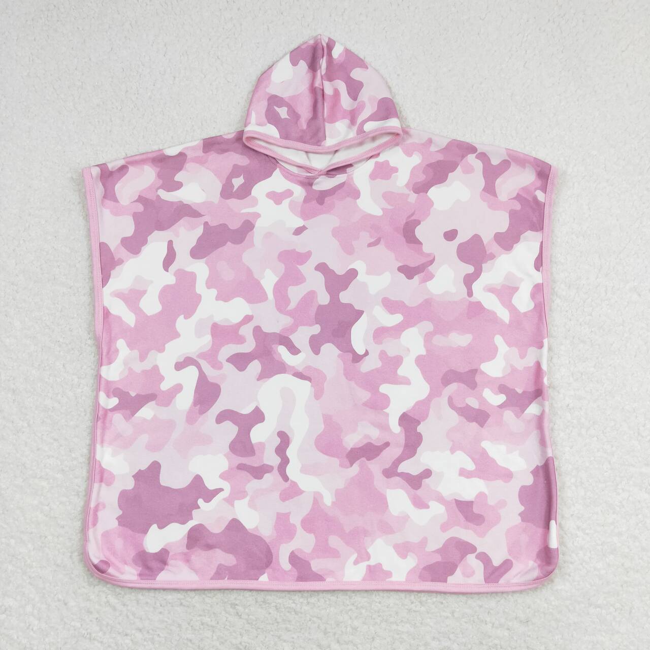 pink camo print beach cap