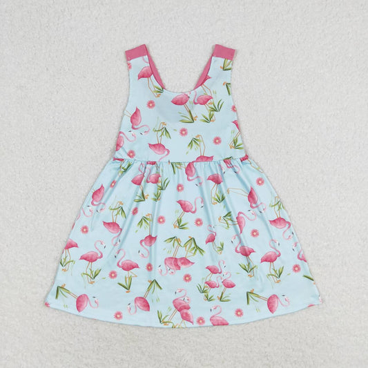 flamingo backless dress kids dresses