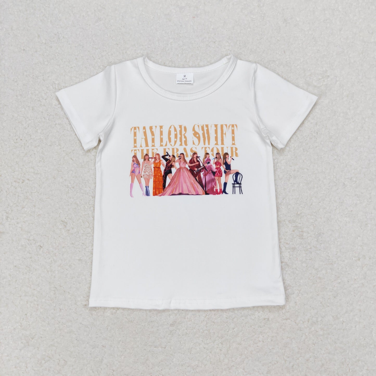 kids taylor swift t shirt white