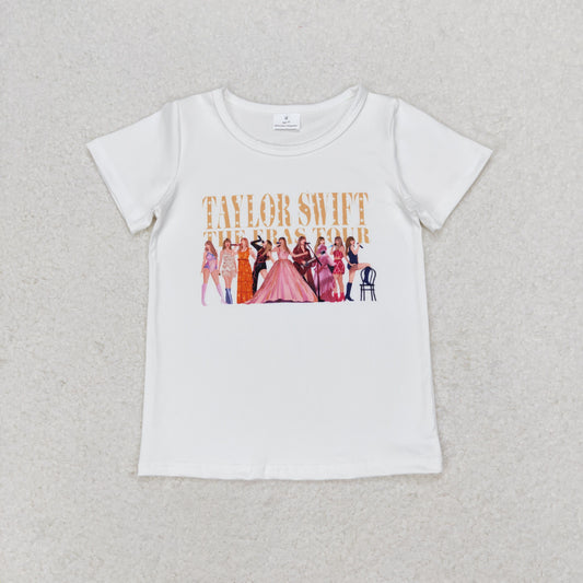 kids taylor swift t shirt white