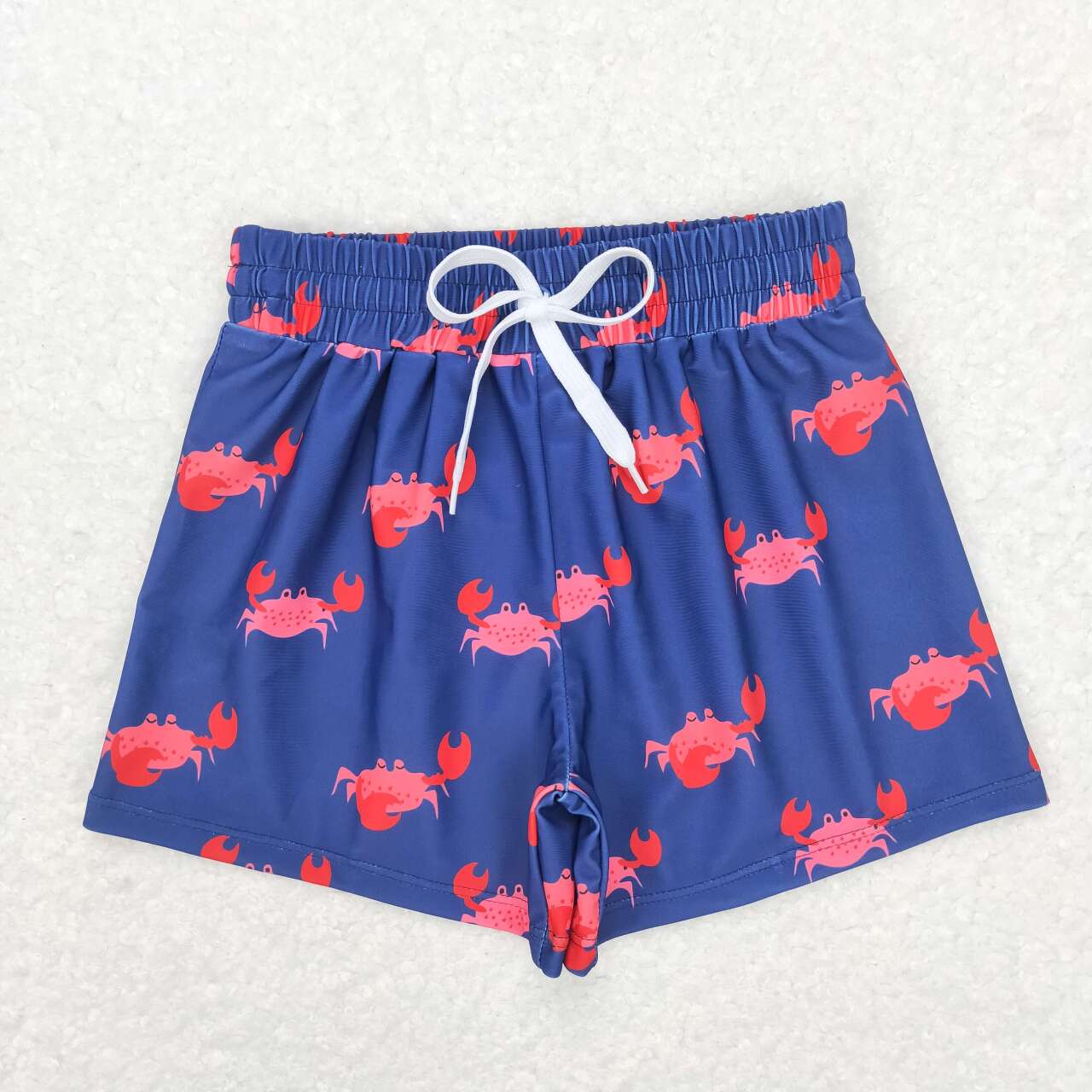 child boy blue crab trunk summer clothing