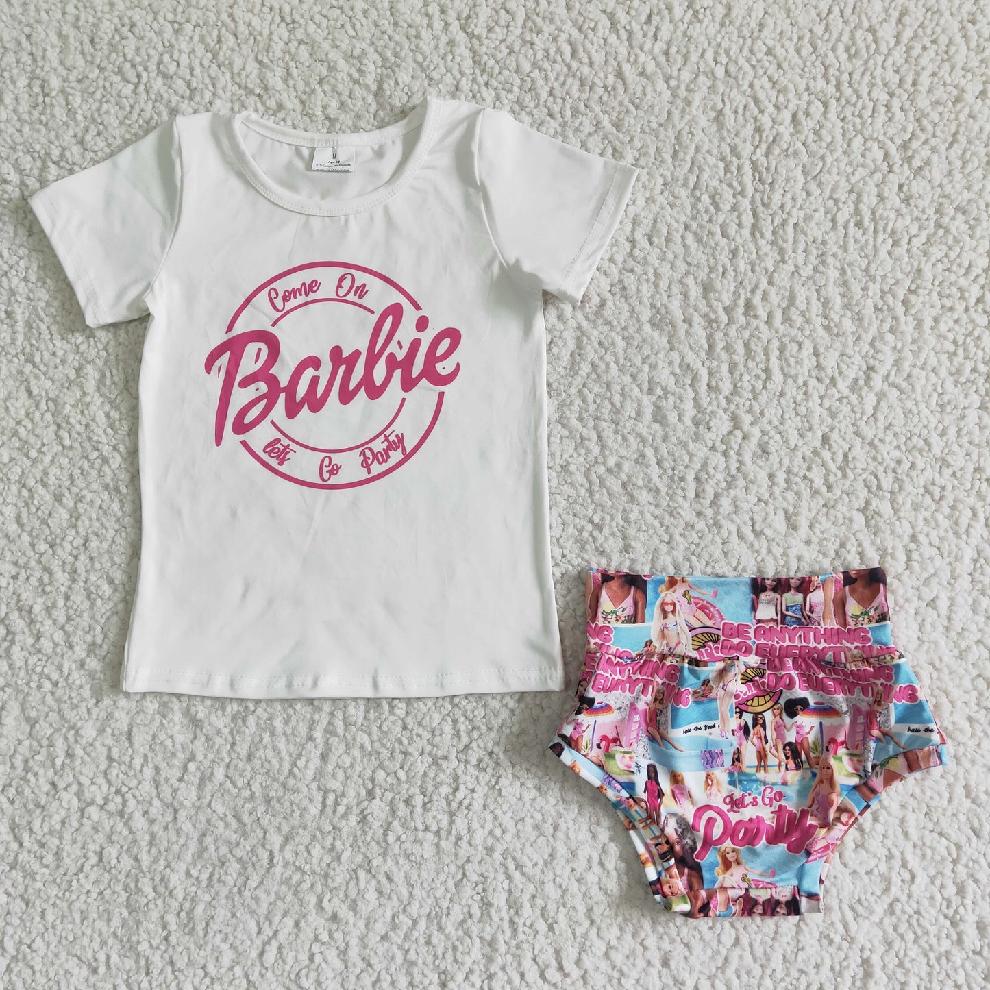 barb*e bummie set