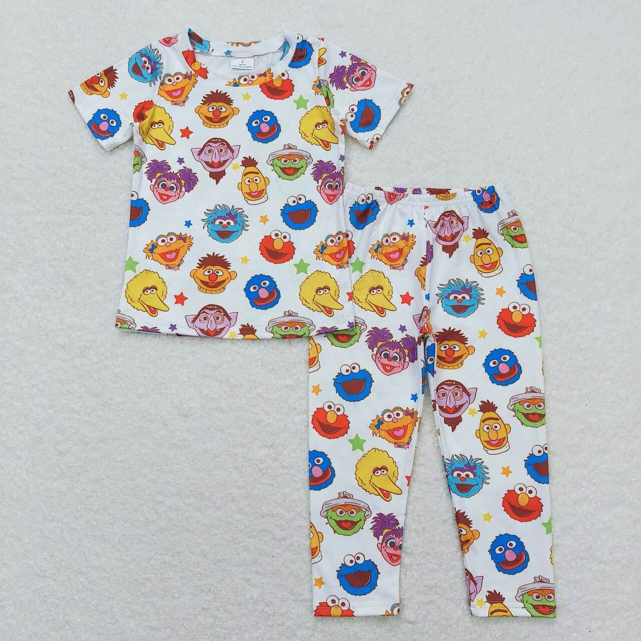 baby girl short sleeve pajama cartoon street