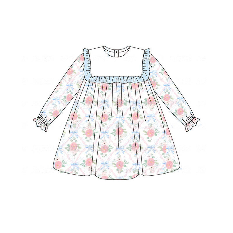 pre order toddler girl fall floral dress