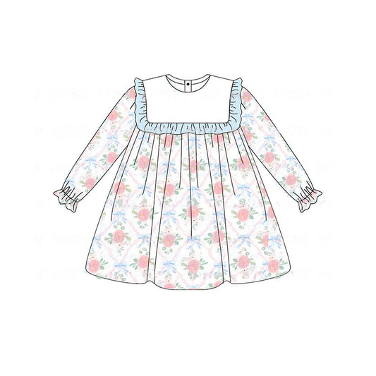 pre order toddler girl fall floral dress