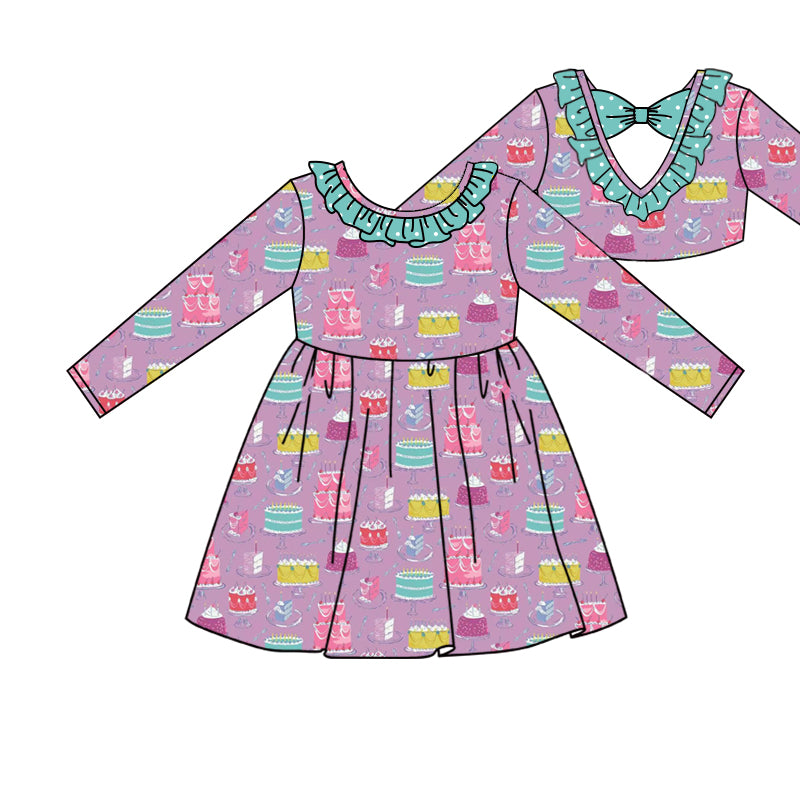 pre order birthday cake baby girls dress