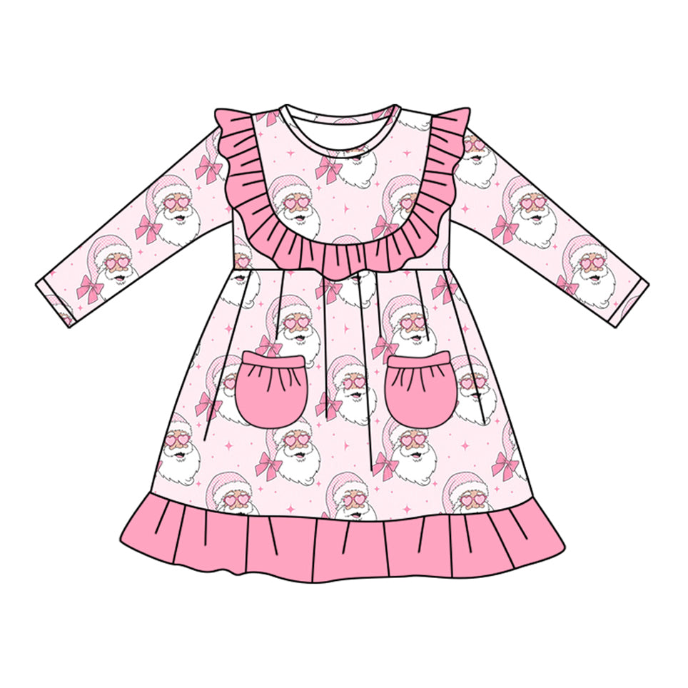 pre order pink santa dress