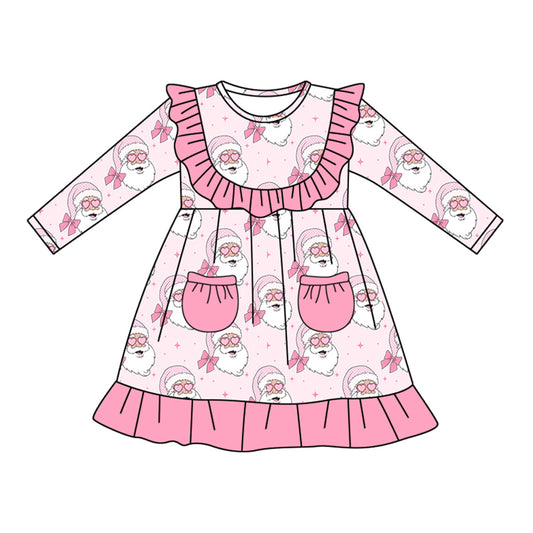 pre order pink santa dress