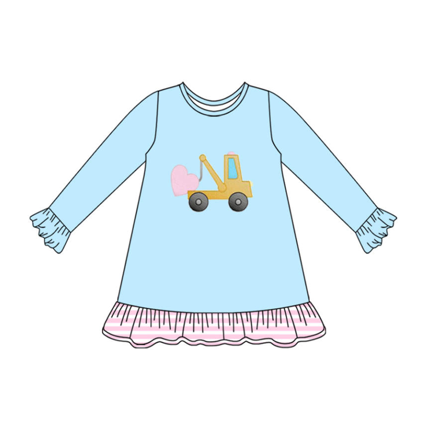 pre order constructions heart baby girl dress