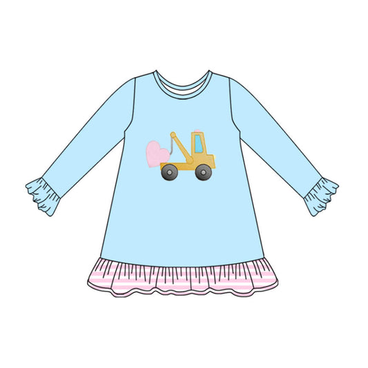 pre order constructions heart baby girl dress