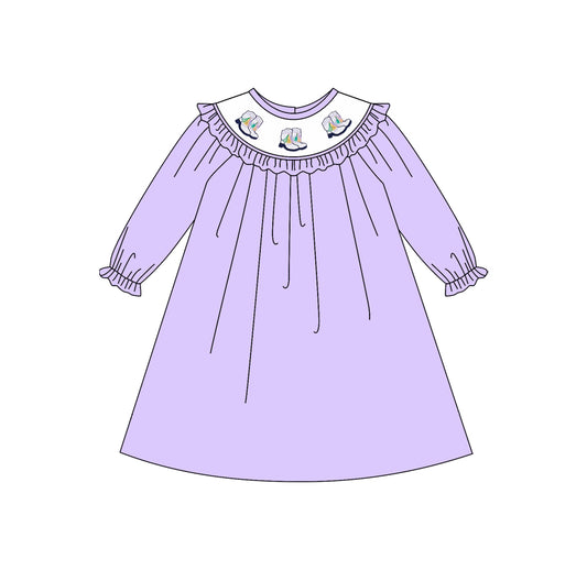 pre order pruple gras dress