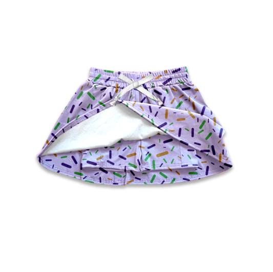 Pre order lavender ice cream baby girl skort