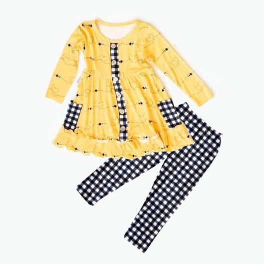 pre order  toddler girl fall clothes heart&bee legging set