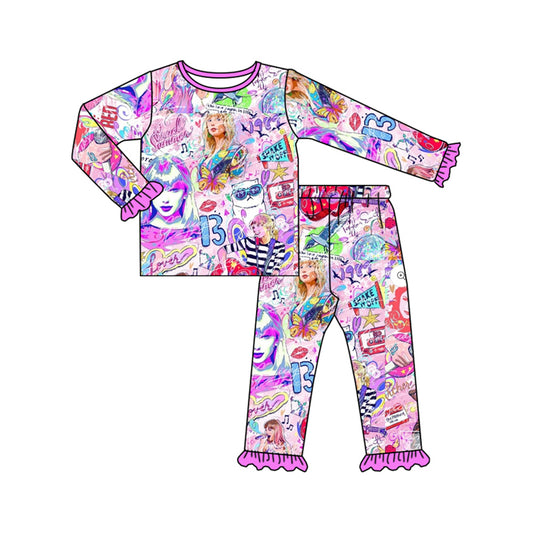 pre order taylor print toddler girl pajamas