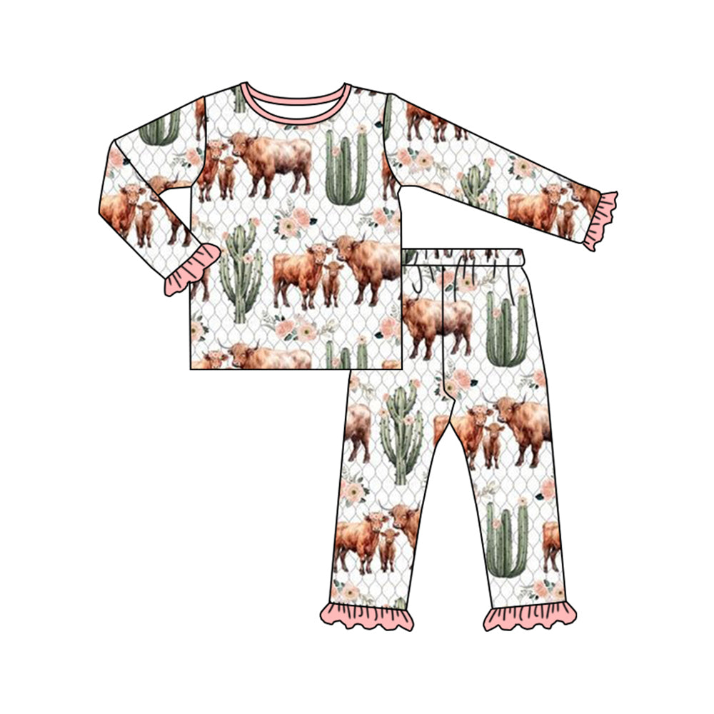 pre order cow cactus pajama