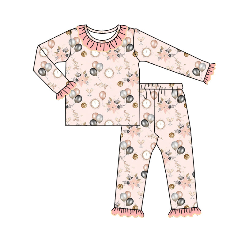 pre order girl happy new year pajama set