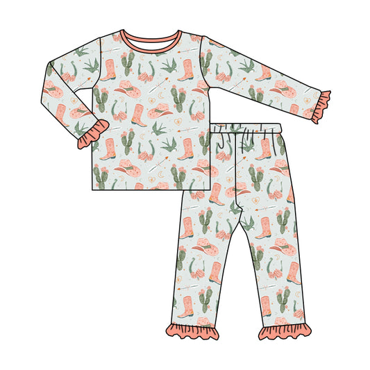 pre order baby girl rodeo pajama set