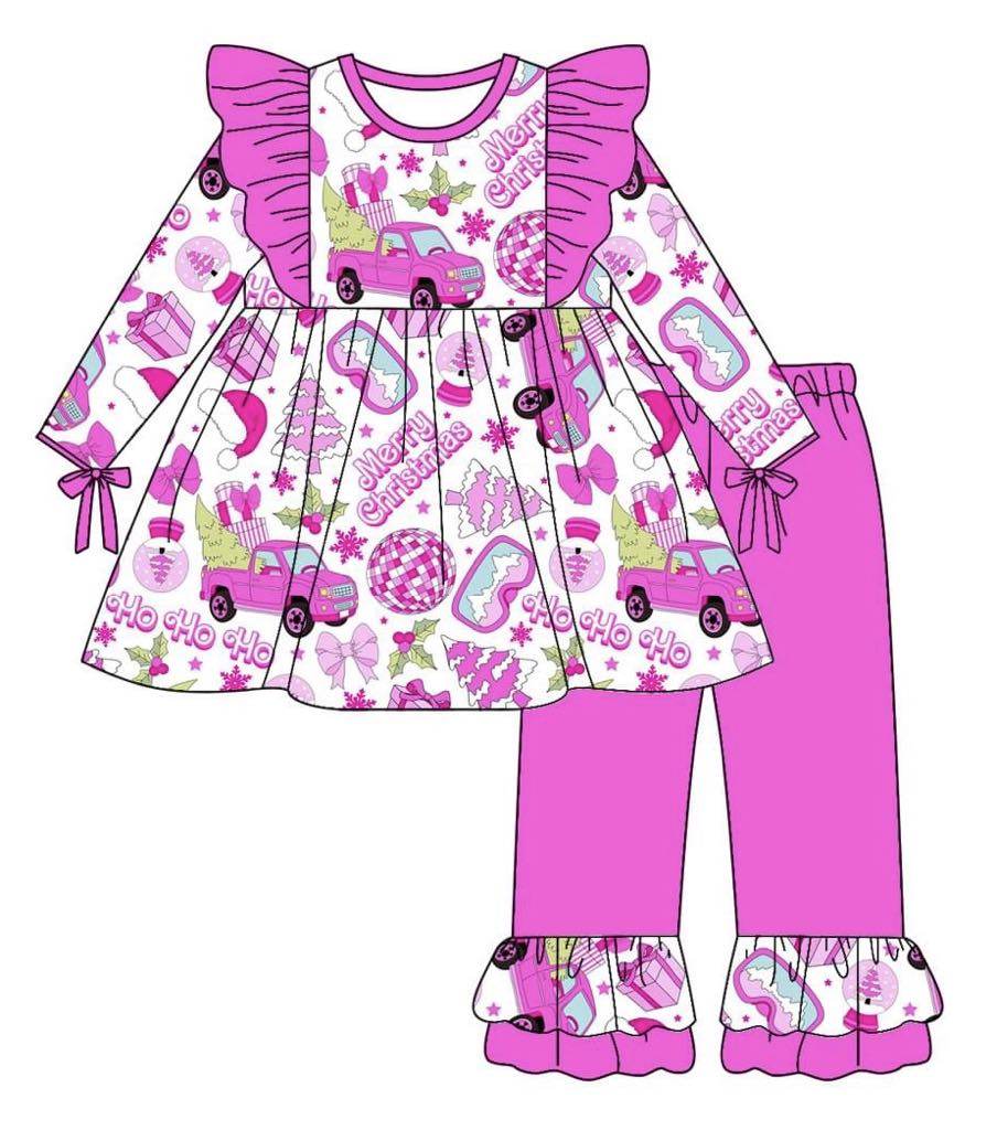 pre order toddler girl hohoho disco pants outfit