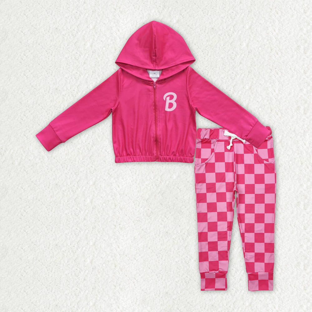 barbie zip hoodie top jogger outfit girls clothing