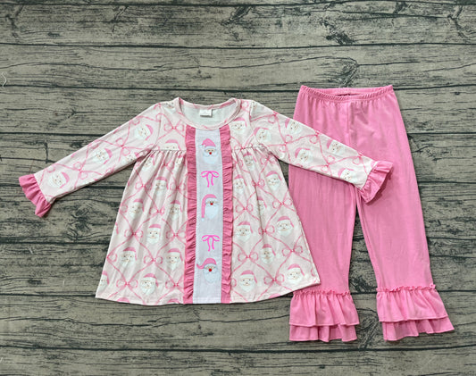 pre order pink santa pants set (do embroidery)