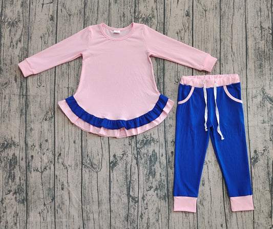 pre order kids solid color jogger set