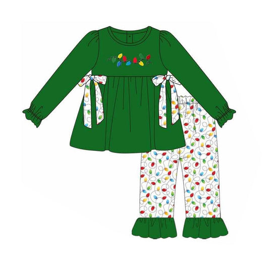pre order Christmas girl pants outfit