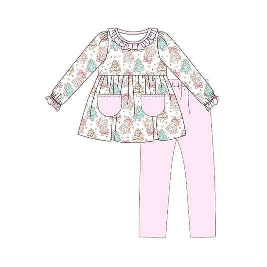 pre order Christmas girl pants outfit