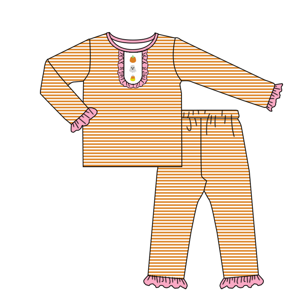 pre order stripes girl two pieces pajama