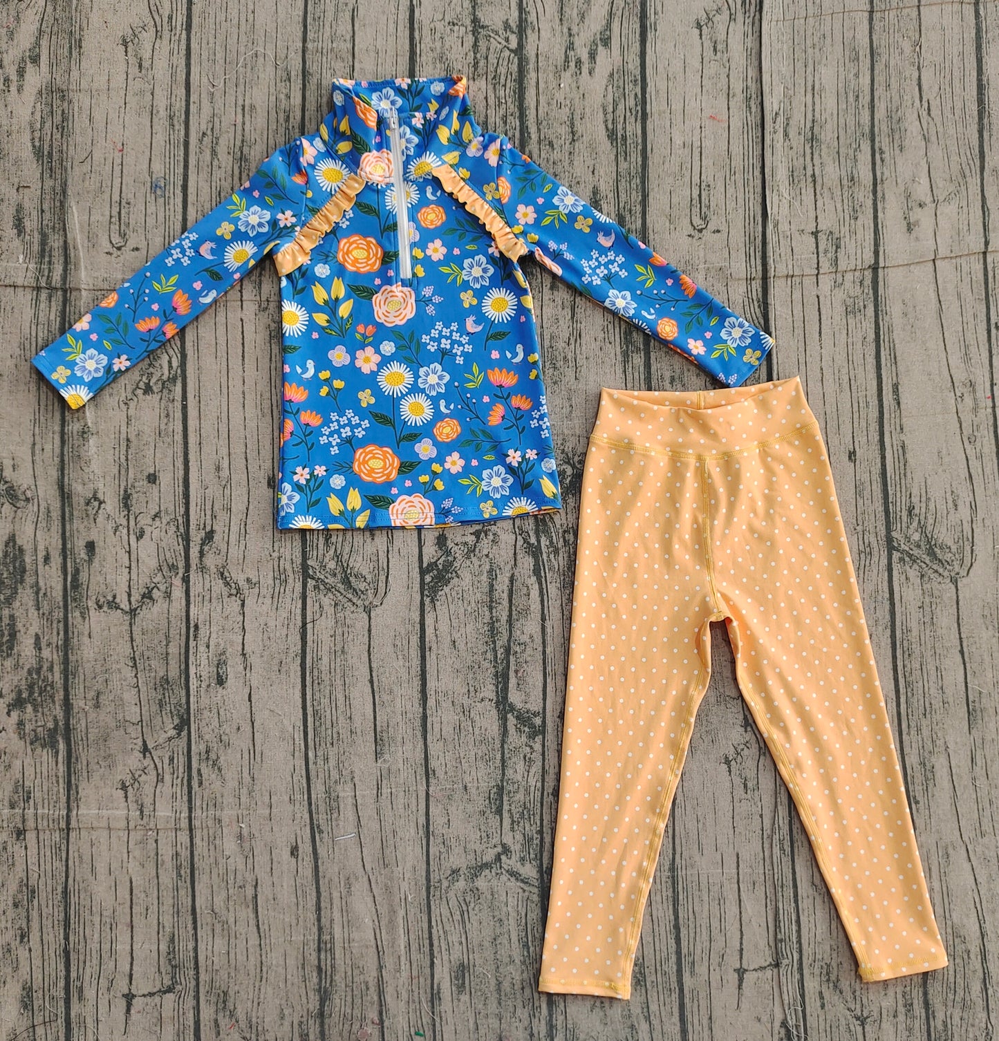 pre order floral athletic legging set