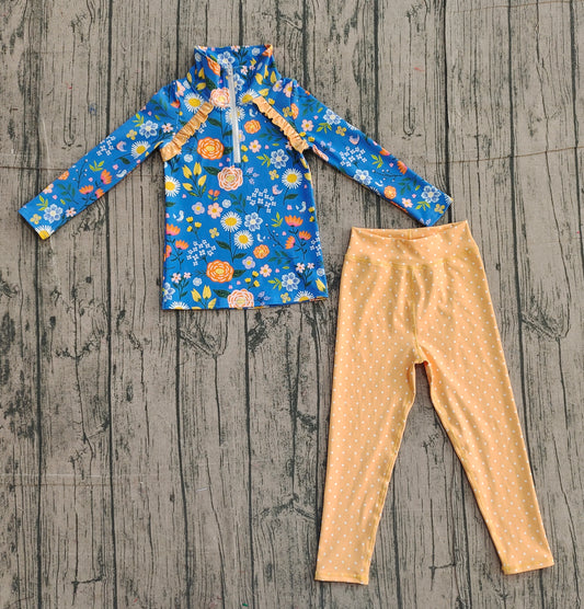 pre order floral athletic legging set