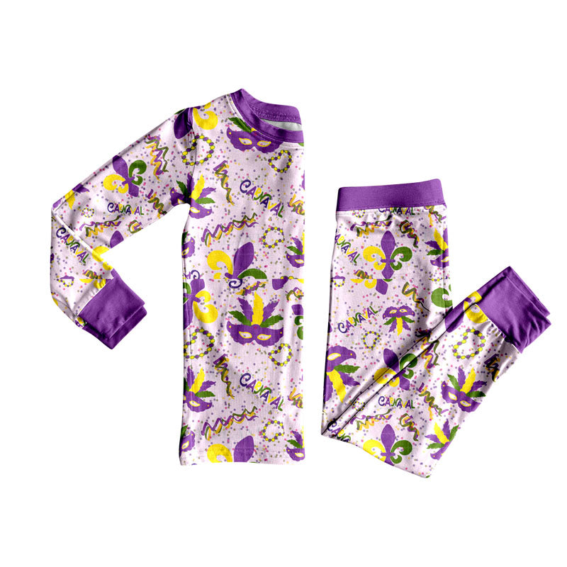pre order mardi gras purple pajama