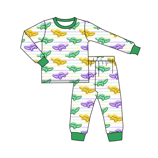 pre order gras dinosaur two pieces pajama boy