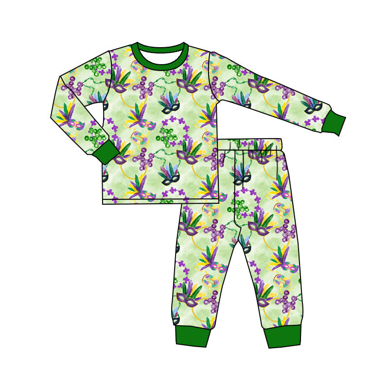 pre order gras mask two pieces pajama