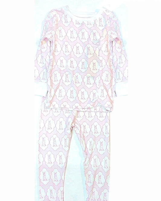 pre order pink rabbit girl pajama