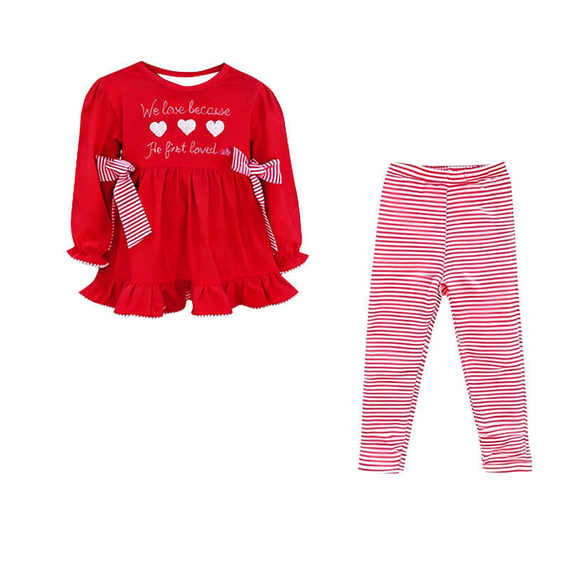 pre order we love because he first loved us valentine outfit