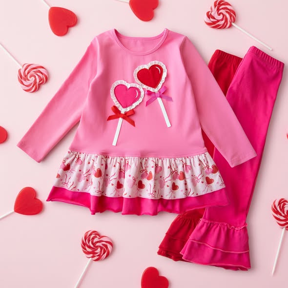 pre order valentine candy pants set