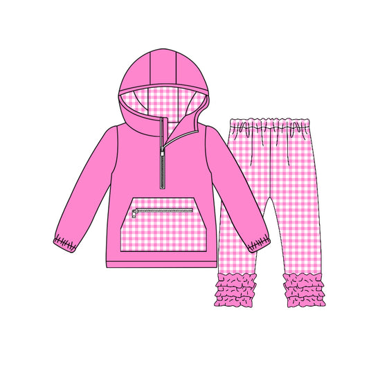 pre order gingham icing pants hoodie outfit