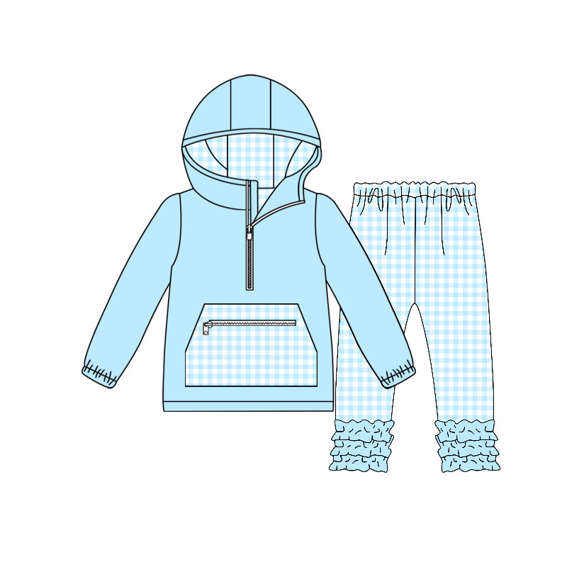 pre order gingham icing pants hoodie outfit