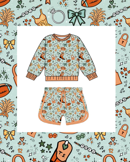 pre order TS12 shorts set