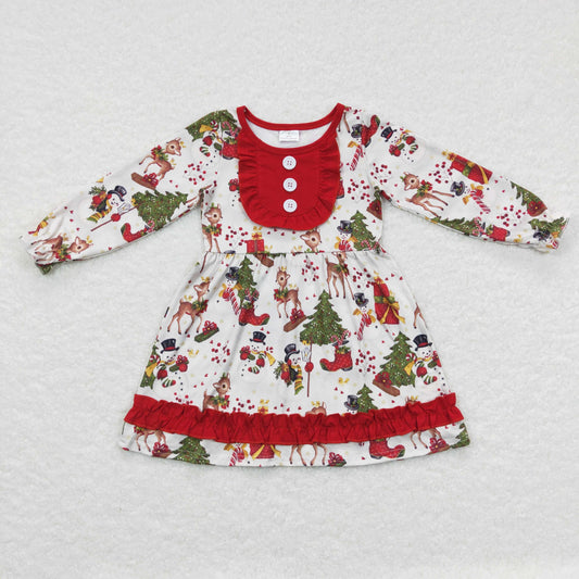 deer snowman dress christmas dresses