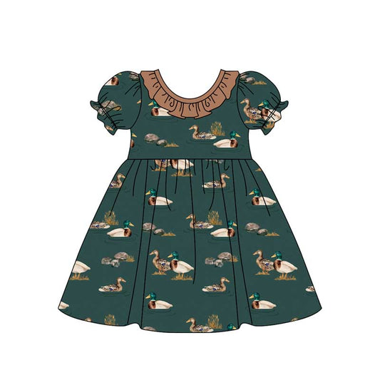 pre order baby girl summer duck print dress