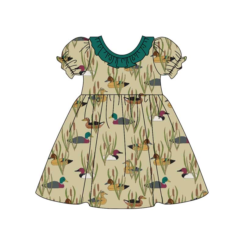 pre order baby girl summer duck print dress