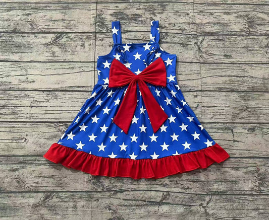 pre order 4th of july strap stars dress baby girls dresses