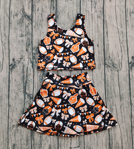 go team cheer athletic skirt set