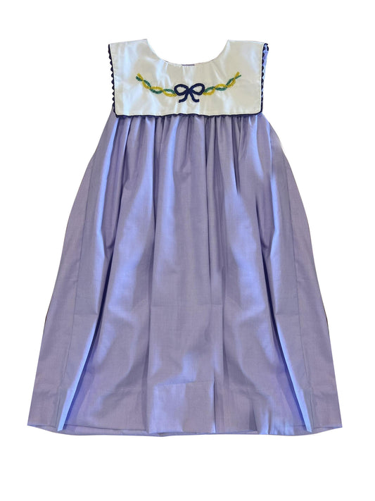 pre order mardi gras baby girl dress