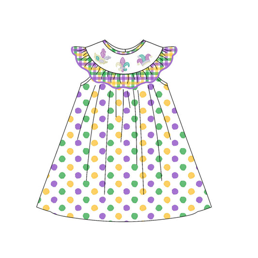 pre order mardi gras baby girl dress